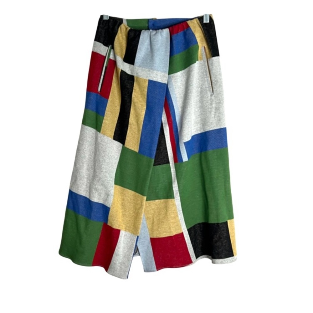 Stephan Schneider Multicolor ColorBlock Knit Midi Skirt Women's Size 0